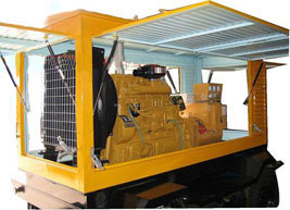 三台移动电站(移动柴油发电机组) 三台移动电站(移动柴油发电机组)